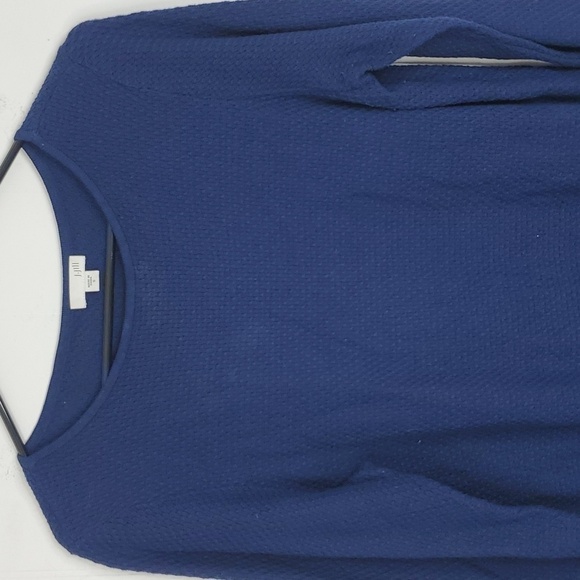J. Jill Deep Blue Scoop Neck Sweater - Picture 2 of 11